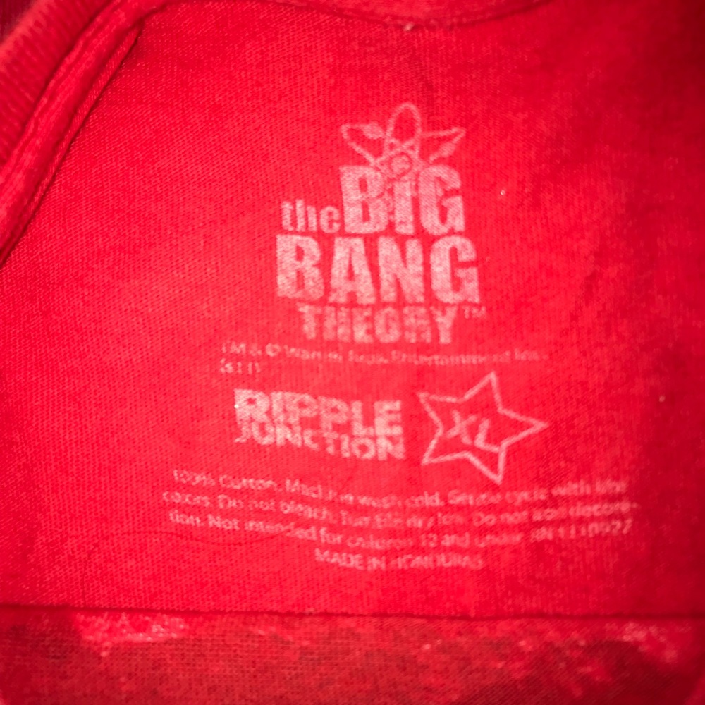 UNISEX BAZINGA! Big Bang Theory Sheldon T-shirt - Picture 3 of 3